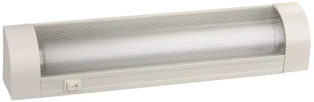 Светильник люминесцентный СВЕТОЗАР модель &quot;СЛУ-110&quot; с плафоном и выключателем, угловой, лампа Т8, 402x54x74мм, 10Вт SV-57587-10 купить в Губкинске