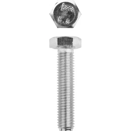 Болт ЗУБР &quot;МАСТЕР&quot; с шестигранной головкой, ГОСТ 7798-70, класс прочности 5.8, оцинкованный, M12x55мм, 5кг 303080-12-055 купить в Губкинске