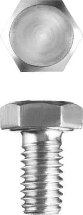 Болт ЗУБР &quot;МАСТЕР&quot; с шестигранной головкой, ГОСТ 7798-70, класс прочности 5.8, оцинкованный, M6x10мм, 5кг 303080-06-010 купить в Губкинске