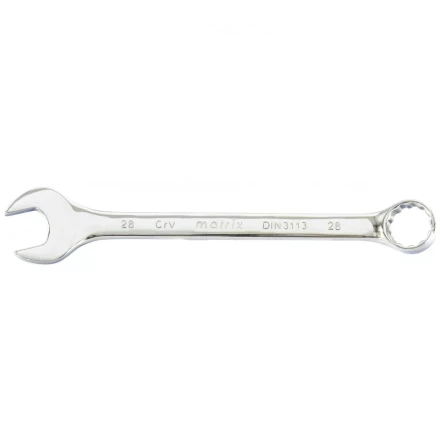 Ключ комбинированный 28 мм CrV полированный хром Matrix 15173 купить в Губкинске