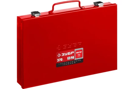 ЗУБР 370 шт, (1-10 мм), сталь Р4М2, класс В, мет.бокс, набор сверл по металлу (29605-H370) купить в Губкинске