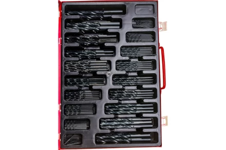 ЗУБР 370 шт, (1-10 мм), сталь Р4М2, класс В, мет.бокс, набор сверл по металлу (29605-H370) купить в Губкинске