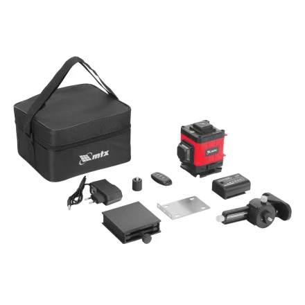 Лазерный уровень м-призм. ML 360-3 Basic SET, 30 м, зеленый луч, акк. Li 3000 мАч, сумка// MTX 35083 купить в Губкинске