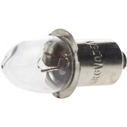 Лампа криптоновая СВЕТОЗАР без резьбы, для фонарей с 5-ю батареями, 6 В / 0,75 А SV-56974 купить в Губкинске