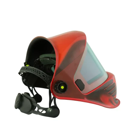 Маска сварщика Корунд МЕГА красная ф-р MEGA LED в коробке купить в Губкинске