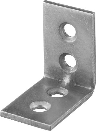 ЗУБР УМ-1.5, 25 x 25 x 17 x 1.5 мм, белый цинк, узкий мебельный уголок (31032-25) купить в Губкинске