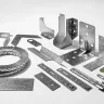 ЗУБР УМ-1.5, 25 x 25 x 17 x 1.5 мм, белый цинк, узкий мебельный уголок (31032-25) купить в Губкинске
