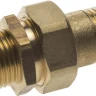 Соединитель GENERAL FITTINGS прямой с накидной гайкой, латунь, ш/ш, 1/2" 51037-S/S-1/2 купить в Губкинске