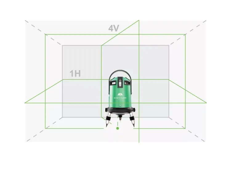 Построитель лазерных плоскостей ADA 6D Servoliner GREEN с калибровкой ADA купить в Губкинске