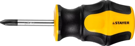 Отвертка STAYER &quot;MASTER&quot; &quot;HERCULES&quot;, Сr-V, противоскользящая рукоятка, PH1x38мм 25052-38-1_z02 купить в Губкинске