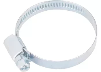 Хомуты из нержавеющей стали стандартное болтовое крепление 80-100 мм 25шт ширина 9мм ШУРУПЬ 45665 купить в Губкинске