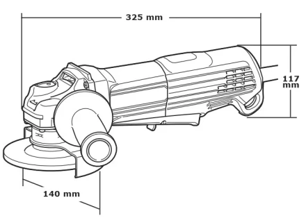Шлифмашина угловая MAKITA GA5050R купить в Губкинске