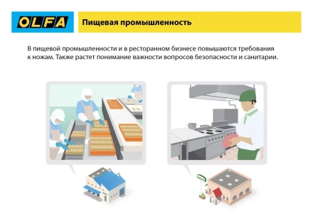 Лезвие OLFA, трапециевидное для SK-12 OL-SKB-2S/10B купить в Губкинске