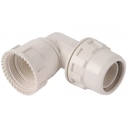 Переходник ЗУБР &quot;ШиреФит&quot; угловой 90° &quot;накидная гайка - штуцер с гайкой&quot;, 32мм 51482-32 купить в Губкинске