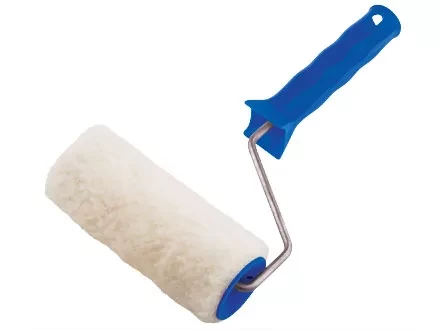 Валик из натурального меха с ручкой 100 мм ворс 12 мм D - 48 мм  СИБРТЕХ 80121 купить в Губкинске