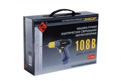 Шуруповерт ДША-2 108 ЭР/10Л аккумуляторный сумка 50010 купить в Губкинске