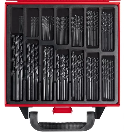 ЗУБР 99 шт, (1-10 мм), сталь Р4М2, класс В, мет.бокс, набор сверл по металлу (29605-H99) купить в Губкинске