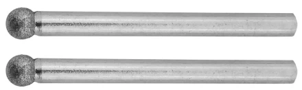 ЗУБР 2 шт, 4.0 x 3.2 x 38 мм, набор алмазных мини-шарошек (35922) купить в Губкинске