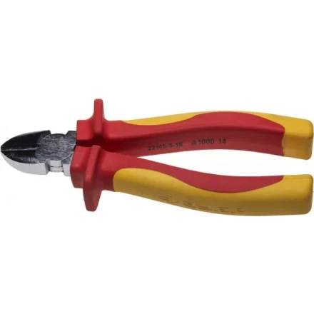 Бокорезы ЗУБР &quot;ПРОФЕССИОНАЛ&quot; &quot;ПРОФИЭЛЕКТРИК&quot;, диэлектрические, двухкомпонентная рукоятка, высоковольтные до ~1000В, 160мм 22145-5-16 купить в Губкинске