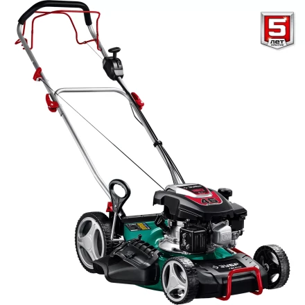 ЗУБР 460 мм, 4.5 л.с., бензиновая самоходная газонокосилка (ГБС-460) купить в Губкинске