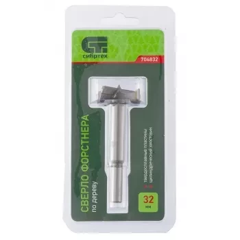 Сверло Форстнера по дереву 32 мм цилиндрический хвостовик СИБРТЕХ 704832 купить в Губкинске