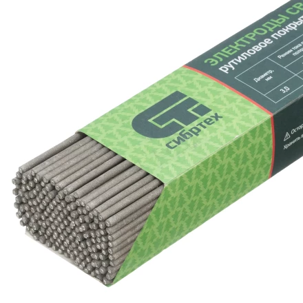 Электроды MP-3, диам. 3 мм, 4,5 кг., рутиловое покрытие Сибртех 97532 купить в Губкинске