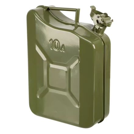 Канистра для топлива, металлическая, толщина стенок 0,8мм, 10 литров Россия 53141 купить в Губкинске