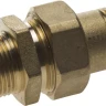 Соединитель GENERAL FITTINGS прямой с накидной гайкой, латунь, ш/ш, 3/4" 51037-S/S-3/4 купить в Губкинске