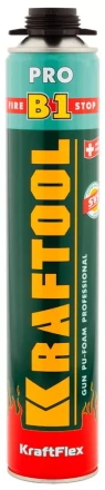 Пена &quot;PREMIUM B1&quot; профессиональная, монтажная, пистолетная, всесезонная, 750мл, KRAFTOOL 41186_z01 купить в Губкинске
