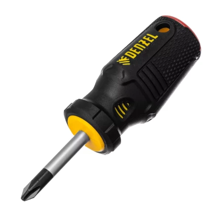 Отвертка, PH2х38 мм, S2, 3к рукоятка Denzel 121867 купить в Губкинске