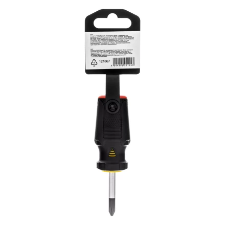 Отвертка, PH2х38 мм, S2, 3к рукоятка Denzel 121867 купить в Губкинске