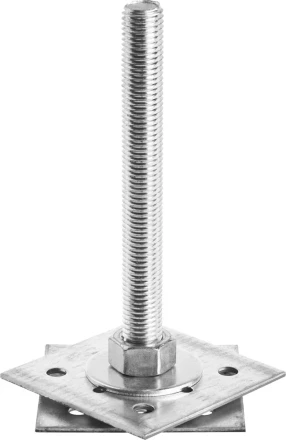 Анкер ЗУБР &quot;МАСТЕР&quot; регулируемый по высоте, 100х200х100мм, М20, 1шт 310265-100-20 купить в Губкинске