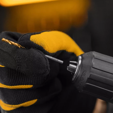 Сверло спиральное по металлу 3 x 60 мм, Р6М5, Golden Tip , 2шт. Denzel 718225 купить в Губкинске