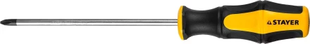 Отвертка STAYER &quot;MASTER&quot; &quot;HERCULES&quot;, Сr-V, противоскользящая рукоятка, PH2x150мм 25052-2-15_z02 купить в Губкинске