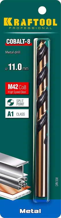 Сверло по металлу HSS-Co 29656-11 купить в Губкинске
