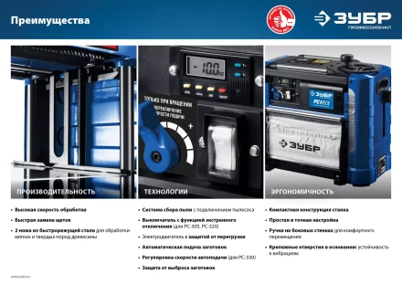 Станок рейсмусовый 2 скорости РС-330 серия ПРОФЕССИОНАЛ купить в Губкинске