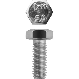 Болт ЗУБР "МАСТЕР" с шестигранной головкой, ГОСТ 7798-70, класс прочности 5.8, оцинкованный, M6x16мм, 5кг 303080-06-016