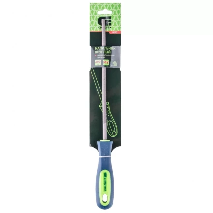 Напильник 200 мм круглый двухкомпонентная рукоятка №2 Сибртех 16127 купить в Губкинске