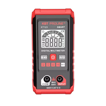 Мультиметр цифровой компактный КВТ SMART KT 123 с автоматическим выбором режимов и пределов измерений (88550) купить в Губкинске