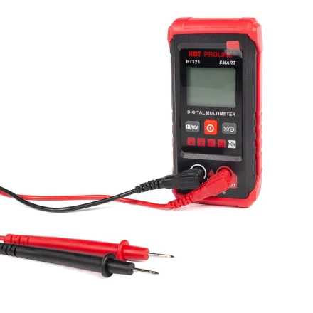Мультиметр цифровой компактный КВТ SMART KT 123 с автоматическим выбором режимов и пределов измерений (88550) купить в Губкинске