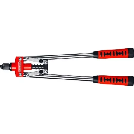 Заклепочник двуручный, MIRAX 31034, для заклёпок d=3,2 / 4,0 / 4,8 мм из алюминия и стали, литой корпус 31034_z01 купить в Губкинске