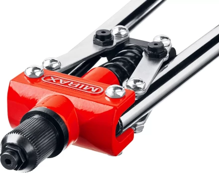 Заклепочник двуручный, MIRAX 31034, для заклёпок d=3,2 / 4,0 / 4,8 мм из алюминия и стали, литой корпус 31034_z01 купить в Губкинске