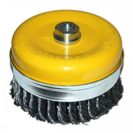 Щетка для УШМ чашечная М14/125 мм, ст.витая 1/20 51548 купить в Губкинске
