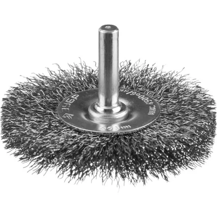 ЗУБР &quot;ПРОФЕССИОНАЛ&quot;. Щетка дисковая для дрели, витая стальная проволока 0,3мм, 63мм 35198-063_z02 купить в Губкинске