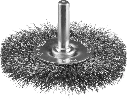 ЗУБР &quot;ПРОФЕССИОНАЛ&quot;. Щетка дисковая для дрели, витая стальная проволока 0,3мм, 63мм 35198-063_z02 купить в Губкинске