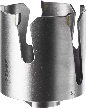 Коронка ЗУБР &quot;ПРОФИ&quot; &quot;ПРОУНИВЕРСАЛ&quot;, твердосплав резцы, бетон, кирпич, керам, цв мет, гипсокарт, пласт, дерево, d=68мм 29514-68 купить в Губкинске