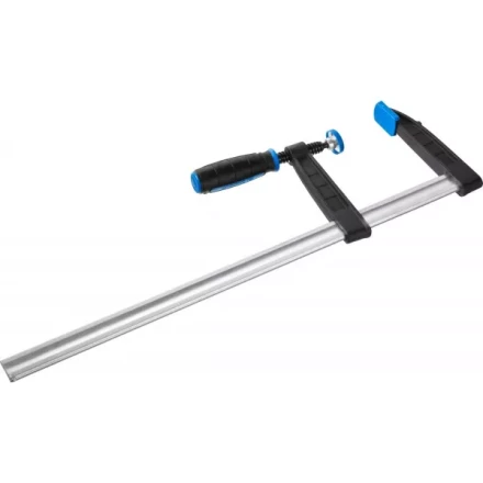 Струбцина ЗУБР &quot;ПРОФЕССИОНАЛ&quot;, тип &quot;F&quot;, двухкомпонентная ручка, стальная закаленная рейка, 120х500мм 32155-120-500 купить в Губкинске