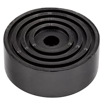 Резиновая опора для подкатного домкрата универсальная 105x35 мм MATRIX Россия 50901 купить в Губкинске