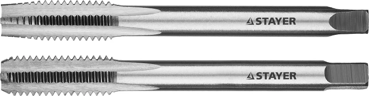 Комплект метчиков STAYER "MASTER", сталь 9ХС, М8х1,25, 2 шт 28025-08-1.25-H2 купить в Губкинске