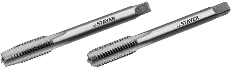 Комплект метчиков STAYER "MASTER", сталь 9ХС, М8х1,25, 2 шт 28025-08-1.25-H2 купить в Губкинске